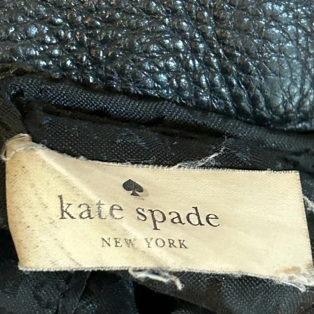 Kate Spade Natalya Orchard Street Shoulder Bag Black 100% Cow Leather